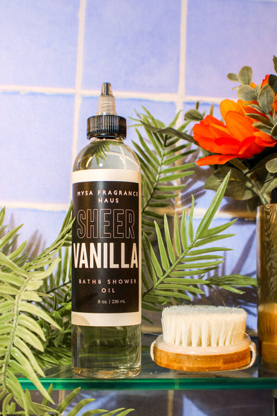Sheer Vanilla Bath and Shower Oil