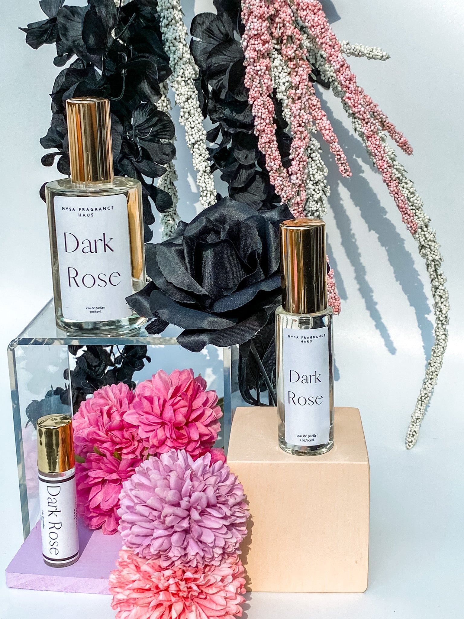 Dark Rose Eau de Parfum – Mysa Fragrance Haus - Main Image
